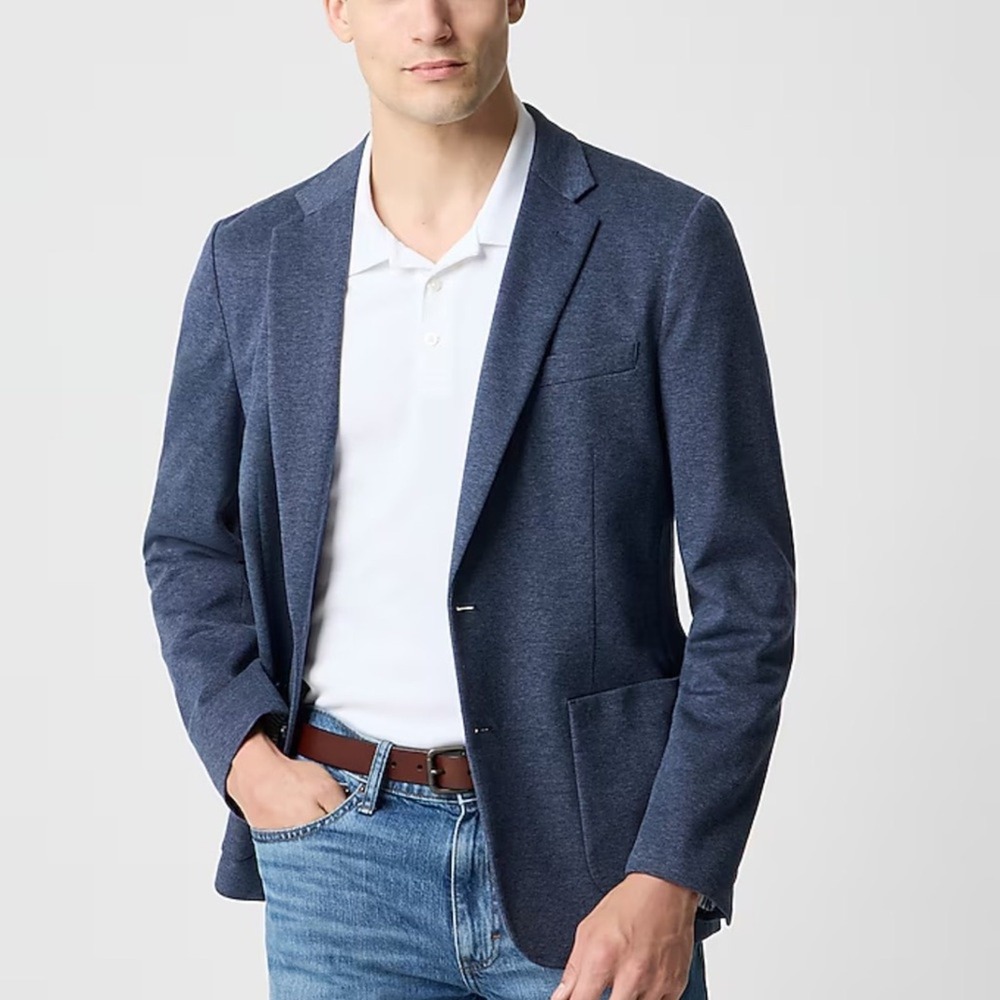 J. Crew NWT Size‎ 40R slim fit Thompson Worsted wool Blue BlazerBlazer